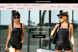 design shopify clothing store, shopify fashion store, redesign ecommerce website