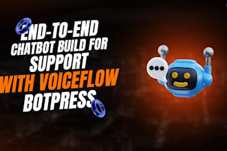 create ai chatbot for customer service with voiceflow and botpress integration