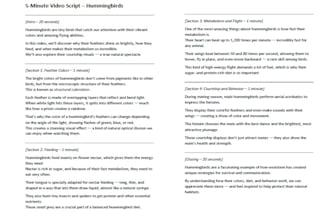 write educational youtube scripts about biology
