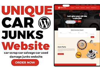 build converting car scrap car junks car salvage car used damage junks website