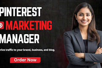 be your pinterest manager and marketing expert for SEO and setup