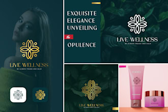 do highly modern minimal and luxury business logo design