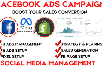 setup facebook ads campaign fb video ads create fb page to boost shopify sales