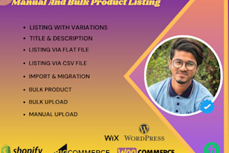 upload products in bulk to shopify, woocommerce, bigcommerce