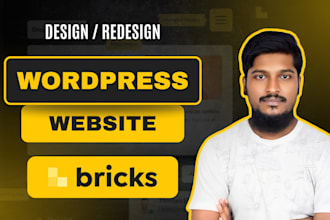 design a stunning wordpress site using bricks builder