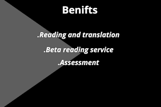 a service of beta reading