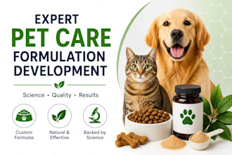develop premium pet product with regulatory compliance