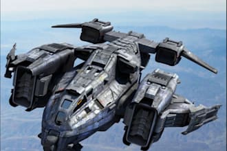 create 3d spaceship model starwar model aircraft model for 3d game