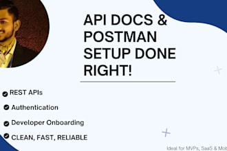 write technical documentation and create postman API collections