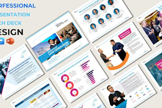design a corporate powerpoint and pitch deck