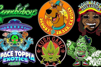 design a stunning cannabis, hemp, and marijuana logo
