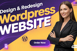 design, redesign professional wordpress website