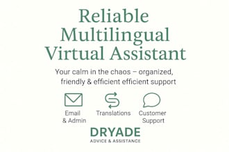 be your multilingual virtual assistant