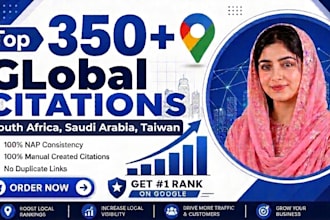 do 350 south africa, soudi arab, taiwan local citations for local seo
