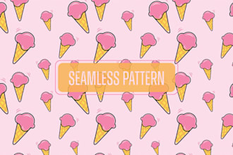 design custom seamless pattern design
