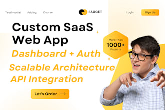 develop a custom mern stack saas or startup web application