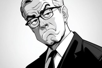 make a political or satirical cartoon