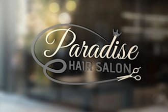 design a stylish and professional logo for your hair salon or beauty brand