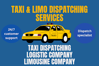 provide full time customer support for taxi, cab and limo dispatching services