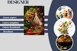 do canva logo, social media posts, mockups, templates and business cards