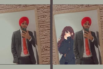 add an anime character to your photo
