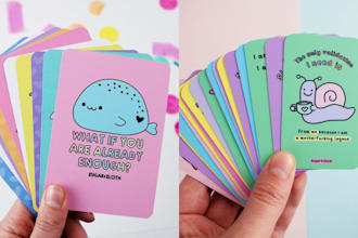 design motivational cards, affirmation cards, kids flashcards, anki flashcards