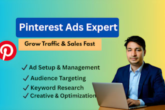 set up and manage pinterest ads campaign for leads and sales