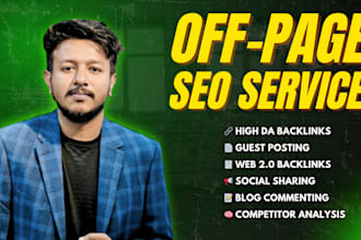 off page SEO expert for wordpress, wix, shopify,