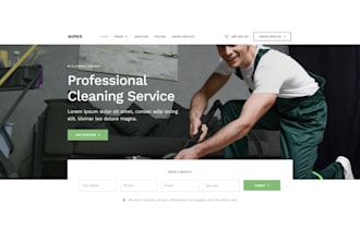 build cleaning service website koala booking website koala  cleaning website