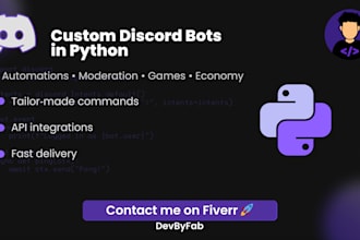 create custom bot for your discord server in python