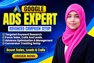 setup and optimize google ads ppc,search and performance max as a SEM specialist