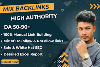 build high quality mix backlinks to your website