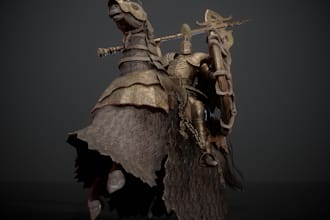 blender and model 3d character, 3d game character, unreal engine in ue5, zbrush