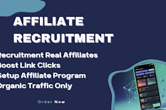 affiliate recruitment using affiliate program to boost signup