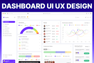 do website mockup product design dashboard ui in figma