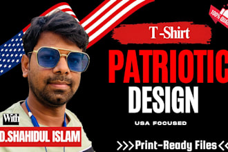 stunning USA patriotic text tees for pod