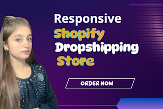 create a highly responsive shopify dropshipping website