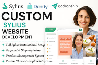 build converting sylius ecommerce website design dondy godropship redesign store