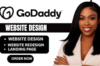 develop godaddy website redesign godaddy website design