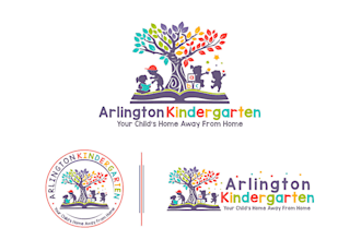 do modern daycare, childcare, baby shop, preschool and kids logo design