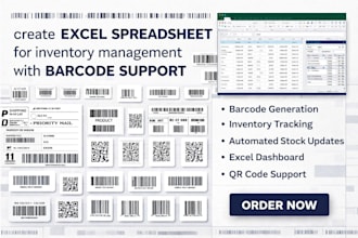 excel spreadsheet for inventory management with barcode support