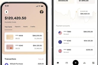 develop fintech app, bank app ios app development  loan app