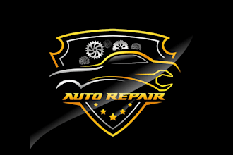 design unique modern automotive, auto parts, detailing and auto repair logo