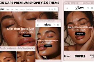 beauty website skincare website skincare shopify skincare shopify store
