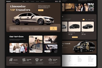 build limousine, chauffeur taxi booking app and website, limo website