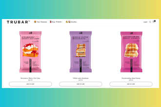 design high quality nutrition bar shopify store protein bar nutrition website