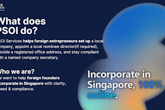 help you setup and incorporate your business in singapore