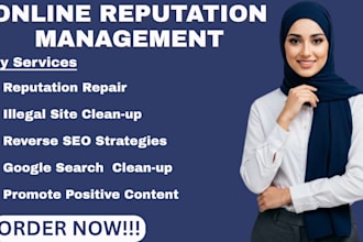 improve your online reputation, ORM, expert reverse SEO to hide negative links