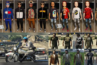 create custom fivem chain model gun cloth shop for gta v fivem map ped