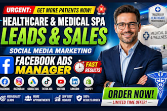 healthcare medical spa clinic leads social media marketing facebook ads manager